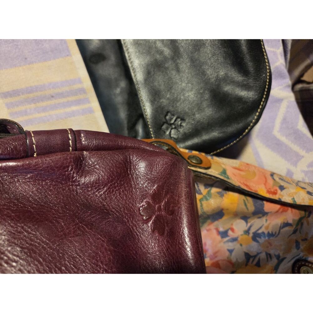 Lot of 3 Patricia Nash Leather Handbags Crossbody Satchel Tote Bags Flowers - Picture 6 of 13